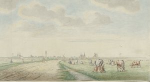 Vista de Kampen desde el lado de la tierra