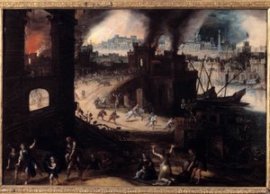 La destrucción de Troya de Pieter Schoubroeck
