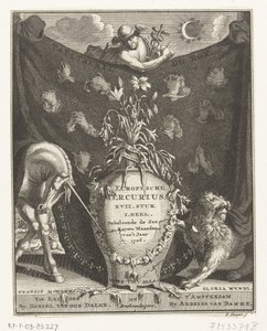 Portada del Mercury europeo del año 1706 de Pieter Sluyter