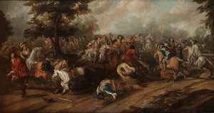 La batalla de Breitenfeld