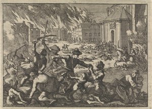 Saqueo de Magdeburgo, 1698 de Pieter Van der Aa