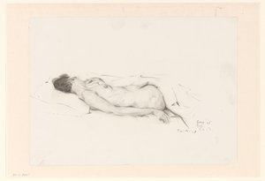 Desnudo recostado de Pieter Willem van Baarsel