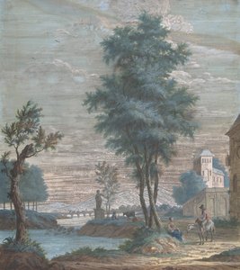 Paisaje italiano de Pieter de Groot