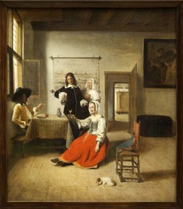 La bebedora de Pieter de Hooch