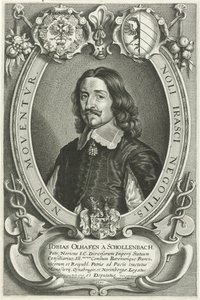 Retrato de Tobias Oelhafen van Schöllenbach Celeberrimi Legati (título de la serie) de Pieter de Jode (II)