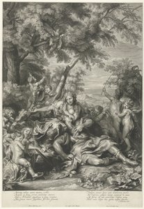 Rinaldo en Armida de Pieter de Jode (II)