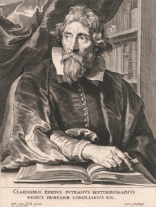 Clarissimus Erycius Puteanus Historiographus, Regius Professor Consiliarius Etc. de Pieter de Jode