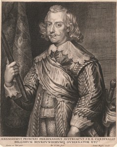 Serenissimus Princeps Ferdinandus Austriacus S.R.E. Cardinalis Belgarum Bourgundorumq Gubernator etc. de Pieter de Jode