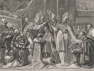 Placa 24: Carlos V coronado emperador por el Papa, de 