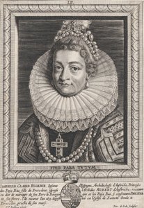 Retrato de Isabel Clara Eugenia, Infanta de España de Pieter de Jode II