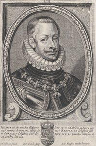 Retrato de Felipe III, Rey de España, ca. 1650 de Pieter de Jode II