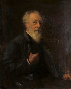 Retrato de J.A.B. Stroebel (1821-1905), pintor de Pieter de Josselin