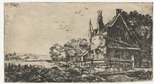Casa con las tres chimeneas de Pieter de With (attributed to)