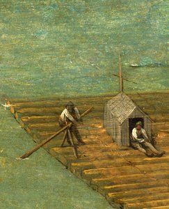 Detalle de la balsa de la Torre de Babel