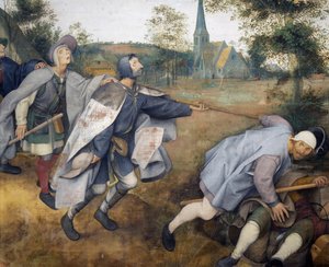 Los ciegos guiando a los ciegos de Pieter Bruegel the Elder