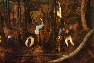 The Dark Day ... (óleo sobre madera de roble)