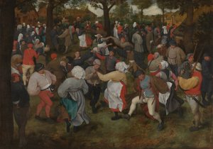 La danza nupcial, c.1566 (óleo sobre madera) de Pieter the Elder Bruegel