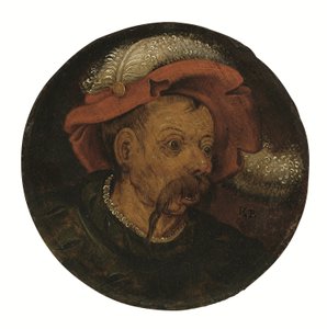 Cabeza de landsknecht (óleo sobre tabla) de Pieter the Younger Brueghel