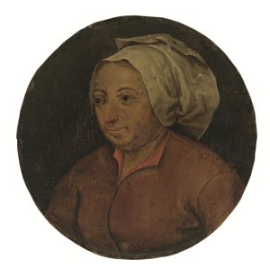 Cabeza de mujer (óleo sobre tabla)