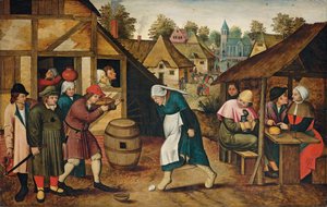 La danza del huevo de Pieter Brueghel the Younger