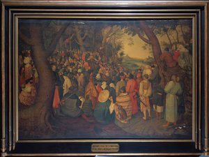 La predicación de San Juan Bautista de Pieter Brueghel the Younger