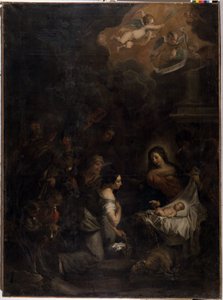 La Adoración de los Pastores de Pieter van (after) Mol