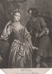 La Sra. Clive en el personaje de Philida de Pieter van Bleeck