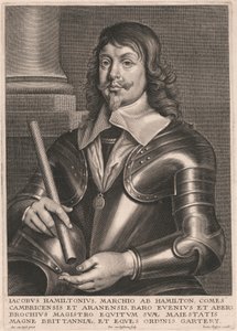 Jacobus Hamiltonius, marchio AB Hamilton, Comes Cambricensis et Aranensis de Pieter van Lisebetten