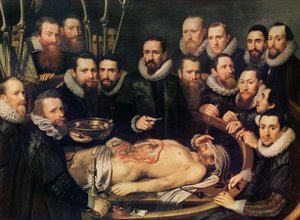 La Lección de Anatomía del Doctor Willem van der Meer en Delft