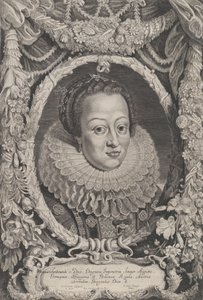 Eleonora, esposa de Fernando II, de la serie Ferdinandus II et III Imperatorum Domu, ca. 1625 de Pieter van Sompel