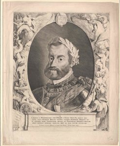 Emperador del Sacro Imperio Romano Germánico Carlos V (imprimir) de Pieter van Sompel