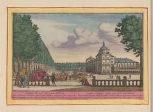 Palacio Real de Aranjuez Aranguez, Koninklyk Lusthof, a siete millas de Madrid (título sobre objeto) Theatrum Hispaniae (...) (título de serie) de Pieter van den Berge