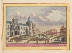 Cárcel Real de Madrid El Koninglyk Gevangenhuys der Grooten en Madrid (título sobre objeto) Theatrum Hispaniae (...) (título de serie) de Pieter van den Berge