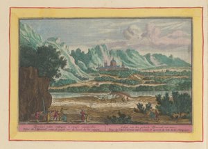 Paisaje con Escorial Gesigt de todo el Escurial, desde lejos (título sobre objeto) Theatrum Hispaniae (...) (título de serie)