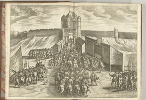 Entrada del archiduque Ernst en la puerta de la ciudad de Bruselas, 1594