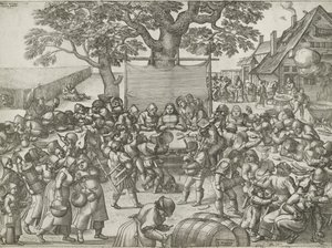 boda de granjero de Pieter van der Borcht (I)