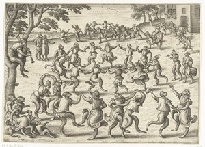 Rondeños Apenspel (título de la serie) de Pieter van der Borcht (I)