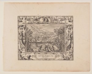 Abril, de Los Doce Meses de Pieter van der Borcht