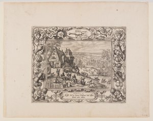 Junio, de Los Doce Meses de Pieter van der Borcht