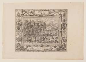 Octubre, de Los Doce Meses de Pieter van der Borcht