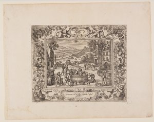 Septiembre, de Los Doce Meses de Pieter van der Borcht