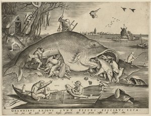 Peces Grandes Comen Peces Pequeños de Pieter van der Heyden
