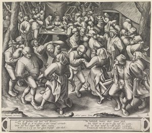 Baile en la boda de la granja