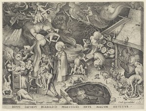 Santiago el Mayor conoce al mago Hermógenes Cuento del mago Hermógenes (título de la serie) de Pieter van der Heyden