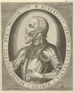 Retrato de Albrecht Friedrich, margrave de Brandeburgo Retratos de gobernantes (título de la serie)