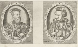 Retratos de Guillermo II, duque de Gelre, y de María de Austria, duquesa de Gelre Retratos de gobernantes (título de la serie)