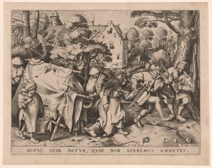 La novia sucia o la boda de Mopsus y Nisa de Pieter van der Heyden