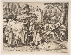 La novia sucia o el matrimonio de Mopsus y Nisa de Pieter van der Heyden