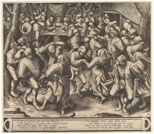 La boda campesina, después de 1570 de Pieter van der Heyden
