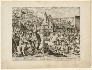 Invierno, de Las Cuatro Estaciones de Pieter van der Heyden